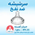 سرشیشه پهن بدو تولد دکتر براون | Dr Brown's دو عددی سطح 1