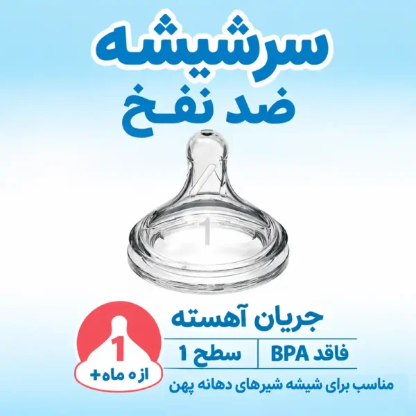 سرشیشه پهن بدو تولد دکتر براون | Dr Brown's دو عددی سطح 1