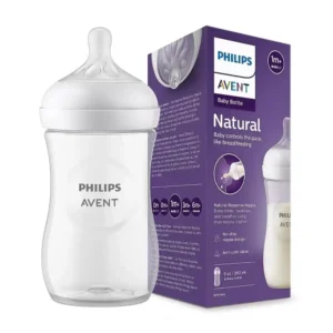 خرید شیشه‌شیر 260 میلی لیتر نچرال ریسپانس طلقی اونت | Avent