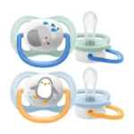 پستانک دو عددی 0 تا 6 ماه اونت AVENT مدل Ultra Air Animals