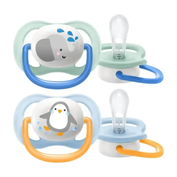 پستانک دو عددی 0 تا 6 ماه اونت AVENT مدل Ultra Air Animals