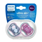 پستانک دو عددی +18 ماه اونت Avent مدل Ultra Air-4