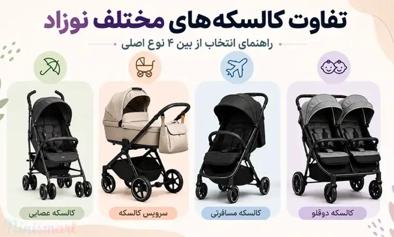 تفاوت کالسکه‌های مختلف نوزاد؛ راهنمای انتخاب از بین ۴ نوع اصلی